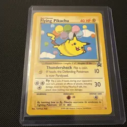 Pokemon TCG WOTC Flying Pikachu Black Star Promo #25 - Image 1