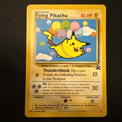 Pokemon TCG WOTC Flying Pikachu Black Star Promo #25 - Image 2