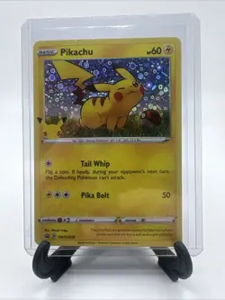 Pokemon TCG General Mills 25th Anniversary Pikachu #SWSH039 Black Star Promo - Image 1