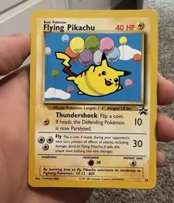 Flying Pikachu #25 Black Star Promo Pokemon TCG WOTC - Image 1