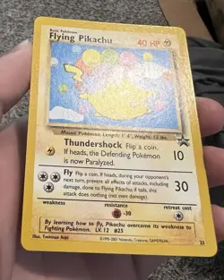 Flying Pikachu #25 Black Star Promo Pokemon TCG WOTC - Image 2