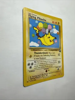 Pokemon TCG Flying Pikachu Card Black Star Promo, Regular Card 25/53 WOTC - Image 5