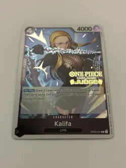 Kalifa (Judge Pack Vol. 2) OP03-081 One Piece Promotion Cards Foil - Image 1