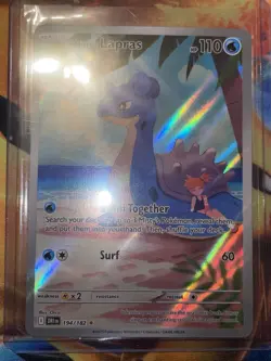 Pokemon Card Mistys Lapras 194/182 Illustration Rare, 2025 Destined Rivals NM - Image 5