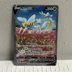 Beedrill V Alt Art 161/189 | Astral Radiance | Pokemon Card Off Centered - Image 1