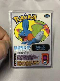 Pokemon Card Mudkip 12/15 Nintendo Wendy's Promo Original HP - Image 1
