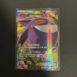 Pokemon TCG XY Phantom Forces Gengar EX Full Art Ultra Rare Card 114/119 - Image 1