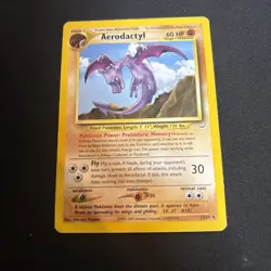 2001 Pokemon Neo Revelation Aerodactyl Unlimited #15/64 Non-Holo Card - Image 1
