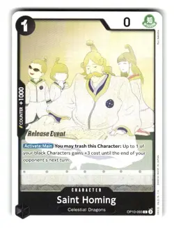 One Piece Royal Blood Release Event Card Saint Homing OP10-093 C - Image 1