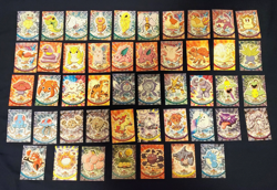 Pokemon Cards Topps Nintendo 1999 TV Animation Edition Black Red Blue Green LOT - Image 1