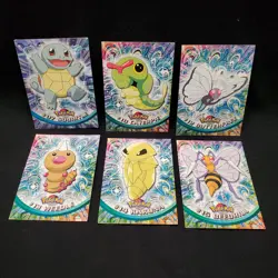 Pokemon Cards Topps Nintendo 1999 TV Animation Edition Black Red Blue Green LOT - Image 2