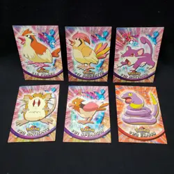 Pokemon Cards Topps Nintendo 1999 TV Animation Edition Black Red Blue Green LOT - Image 4