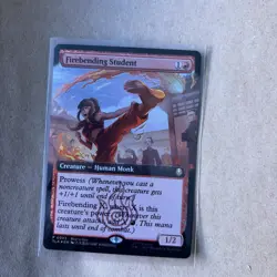 Firebending Student *Buy a Box Promo FOIL* Magic MtG Single Card - Image 1