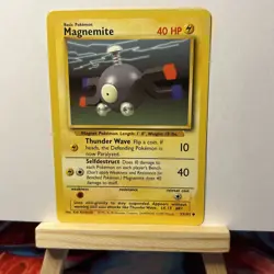 Pokemon TCG Trading Card Game Magnemite Base Set, Card 53/102 Regular 1999 - Image 2