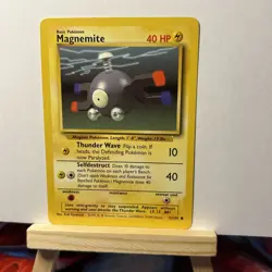 Pokemon TCG Trading Card Game Magnemite Base Set, Card 53/102 Regular 1999 - Image 3
