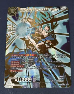 Dragon Ball Super Card BT2-123 SCR Ultimate Force SSB Vegito - Image 1