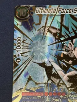 Dragon Ball Super Card BT2-123 SCR Ultimate Force SSB Vegito - Image 3