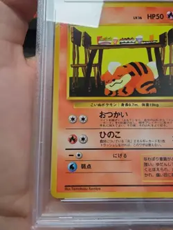 Pokemon 1998 Growlithe Japanese Vending Series III #58 PSA 10 Gem Mint Tcg Card - Image 3
