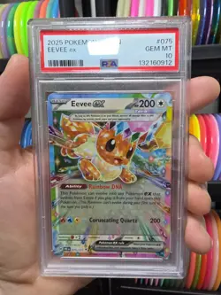 Pre En-Prismatic Evolutions Surprise Box Eevee Ex #075 PSA 10 Pokemon Tcg Card - Image 2