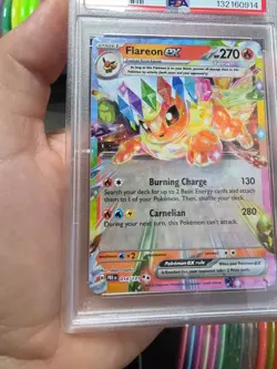 Pre En-Prismatic Evolutions Surprise Box Flareon Ex #14 PSA 10 Pokemon Tcg Card - Image 3