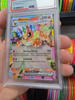 Pre En-Prismatic Evolutions Surprise Box Flareon Ex #14 PSA 10 Pokemon Tcg Card - Image 4