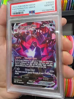 PSA 10 Gem Mint Eternatus Vmax TG22 Lost Origin Pokemon Tcg Card Graded Rare - Image 3
