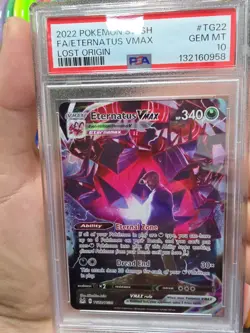 PSA 10 Gem Mint Eternatus Vmax TG22 Lost Origin Pokemon Tcg Card Graded Rare - Image 4