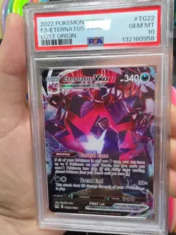 PSA 10 Gem Mint Eternatus Vmax TG22 Lost Origin Pokemon Tcg Card Graded Rare - Image 5
