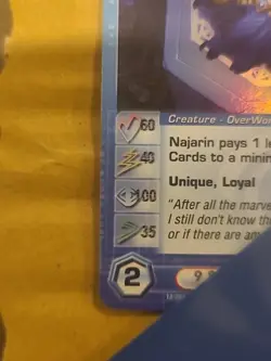 Chaotic Card 12/200-NAJARIN HIGH MUGE OF THE LAKE- 1st Edition- ULTRA RARE - Image 4