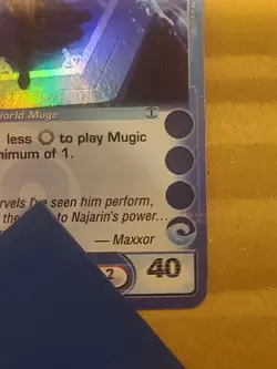 Chaotic Card 12/200-NAJARIN HIGH MUGE OF THE LAKE- 1st Edition- ULTRA RARE - Image 5