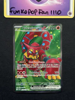 Volcanion ex 171/159 Journey Together Ultra Rare Full Art Holo Pokemon Card - Image 1