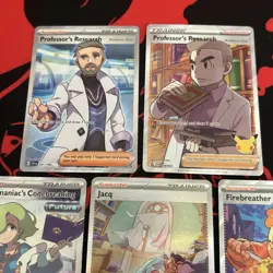 Pokemon 5 Card Lot - Full Art Trainer Ultra Rares & Special Illustration Rare NM - Image 2