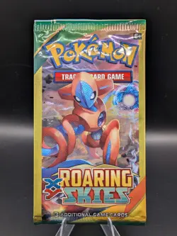 Pokemon XY Roaring Skies Deoxys Art Mini Booster Pack 1 Pack 3 Cards - Image 1