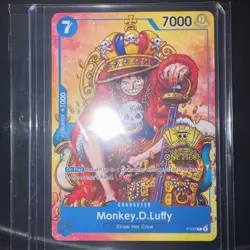 Monkey D Luffy P-043 2nd Anniversary Stamped Promo One Piece Card English - Image 1