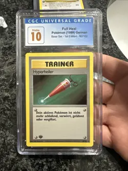 Base Set 1st Edition German Cgc Graded Cards - Image 1