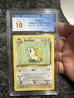 Base Set 1st Edition German Cgc Graded Cards - Image 2