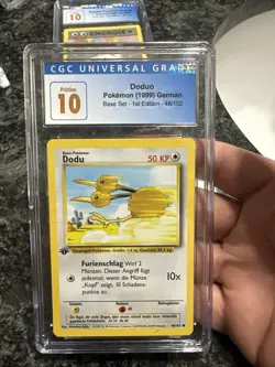Base Set 1st Edition German Cgc Graded Cards - Image 4