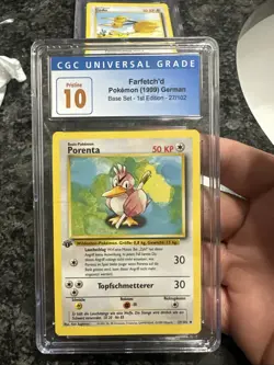 Base Set 1st Edition German Cgc Graded Cards - Image 5