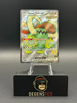 Great Tusk ex 072 Sv: Scarlet & Violet Promo Cards Holo - Image 1
