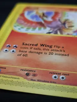 Pokemon Ho-oh Promo Card 52 2002 E-Series 80 HP Wizards of the Coast - Image 3