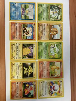 NO LIMIT Pokemon card lot vintage 10 card base set TAKE THEM charmander squirtle - Image 2