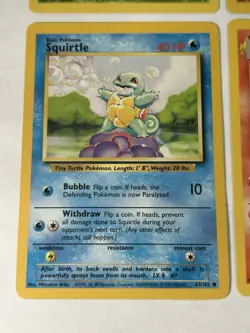 NO LIMIT Pokemon card lot vintage 10 card base set TAKE THEM charmander squirtle - Image 3