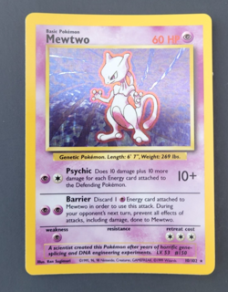 Mewtwo 010/102 Base Set Holo 1999 Very nice card WOTC - Image 1