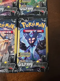 Pokemon Sun & Moon Ultra Prism 3 Card Mini Booster Packs 4 Packs - Image 5