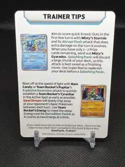 Pokemon Destined Rivals Mewtwo Trainer Tips Card NM - Image 2