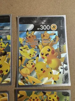 Pokemon Pikachu v Union Full Card Set NM Condition & Jumbo Card (mint Condition) - Image 5