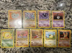 Pokemon Neo Destiny Unlimited WOTC - 9-Card Lot (Gastly, Hitmonlee, etc. /105) - Image 1