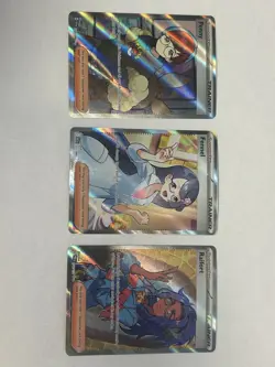 Pokemon 3 Card full art lot Penny Raifort fennel All included NM - Image 1