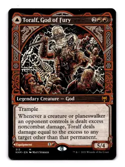 Toralf, God of Fury (Showcase) - 313 KHM: Kaldheim M Normal LP - Image 1