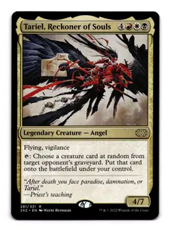 Tariel, Reckoner of Souls - 281 2X2: Double Masters 2022 R Normal NM - Image 1